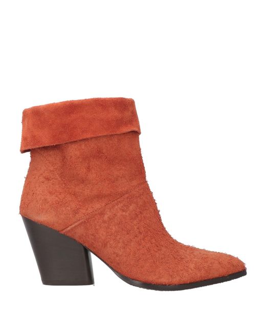 Carmens Red Ankle Boots