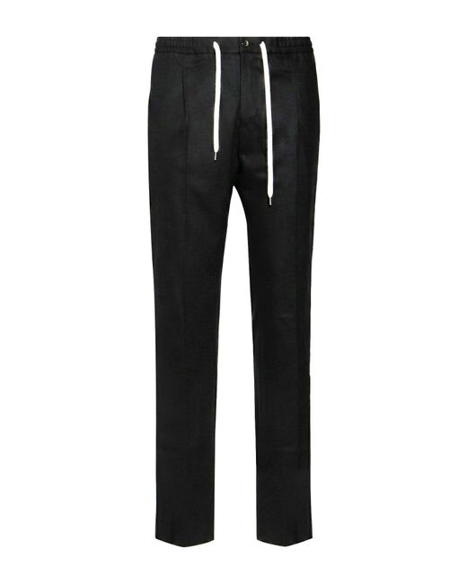 PT Torino Black Pants Virgin Wool, Cashmere, Elastane for men