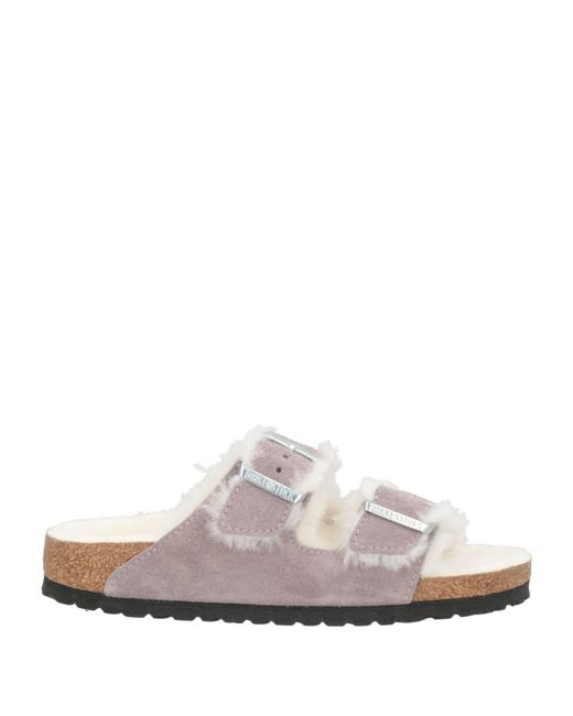 Birkenstock White Sandals Leather