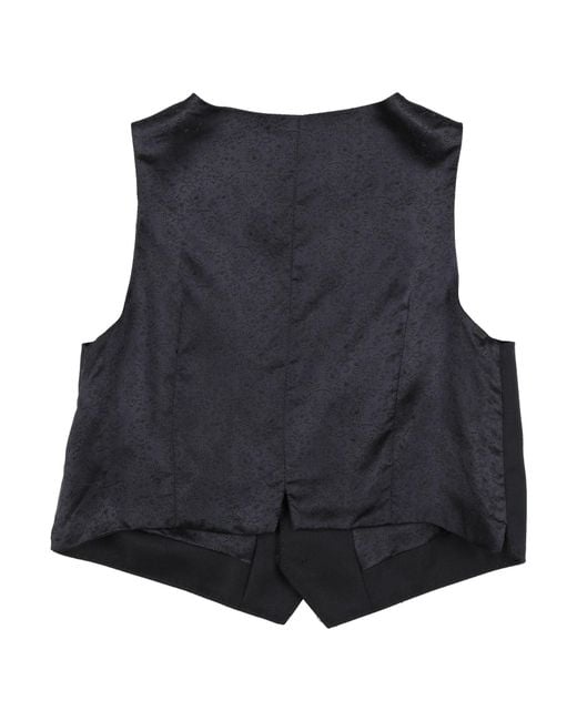 Dolce & Gabbana Black Waistcoat for men