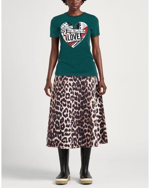 Love Moschino Green T-Shirt Cotton