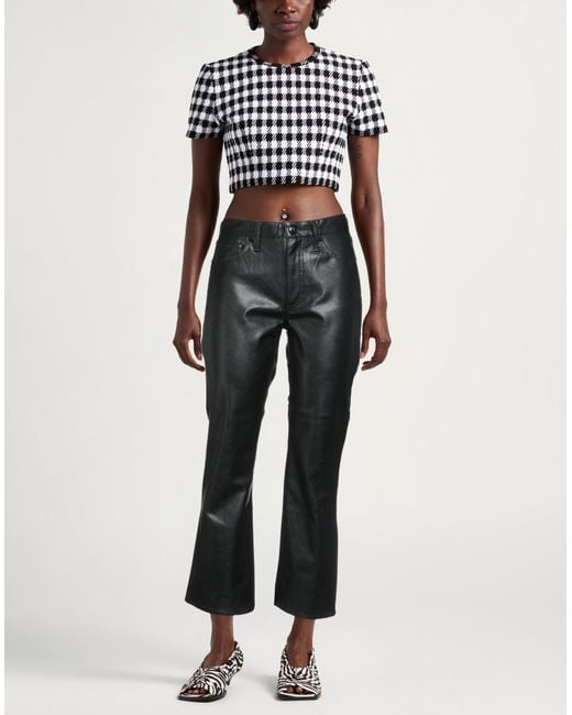 Rag & Bone Gray Pants Polyester, Polyurethane Resin