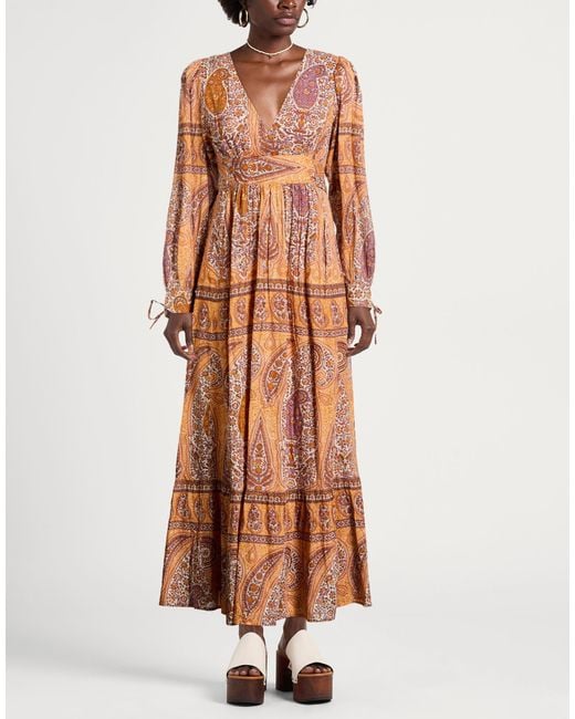 Antik Batik Orange Maxi Dress