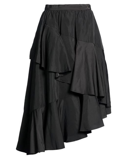 Karl Lagerfeld Black Midi Skirts