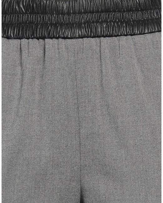 Liu Jo Gray Pants Polyester, Viscose, Elastane, Polyurethane Resin