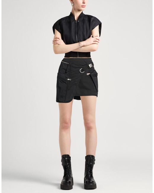 Helmut Lang Black Mini Skirts