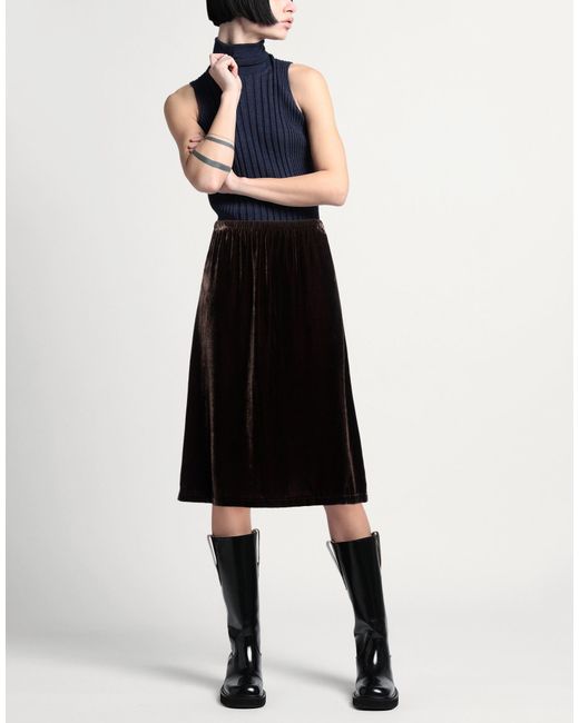 Laura Urbinati Black Midi Skirt