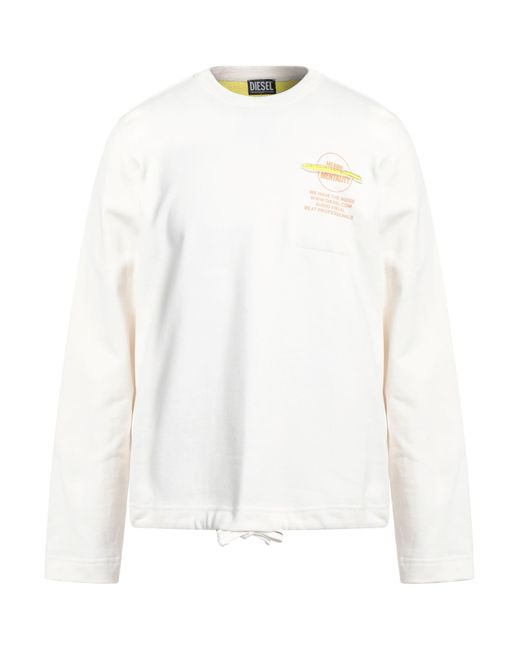 DIESEL Sweatshirt in White für Herren