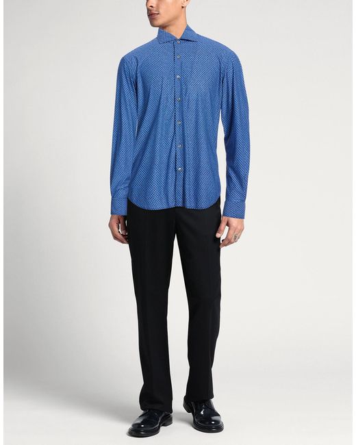 Camisa Orian de hombre de color Blue