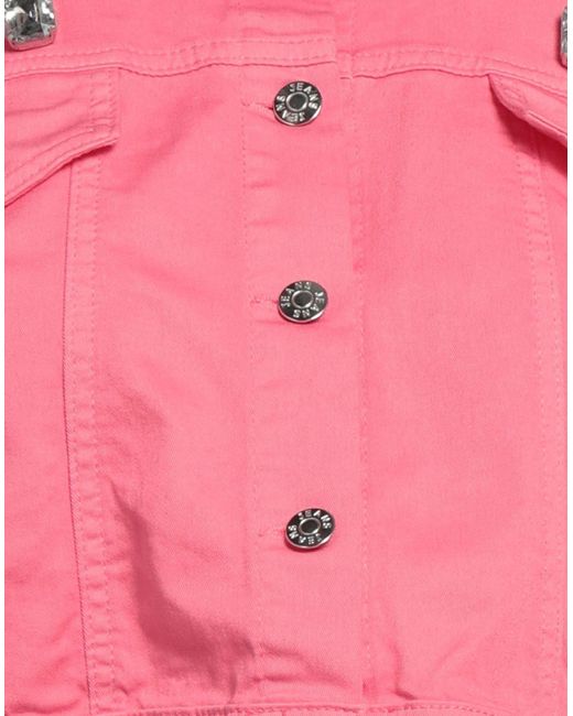 Manteau en jean Angela Davis en coloris Pink