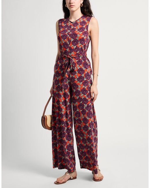 Siyu Red Jumpsuit Polyamide, Elastane