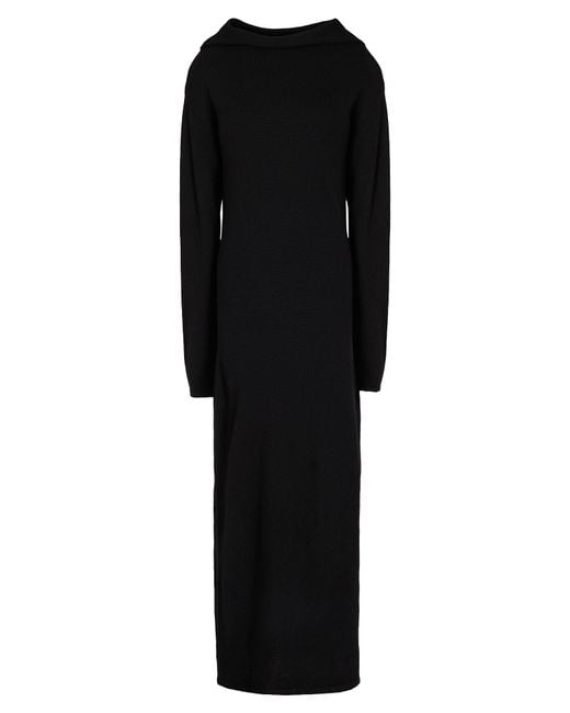 8 by YOOX Black Long Dress