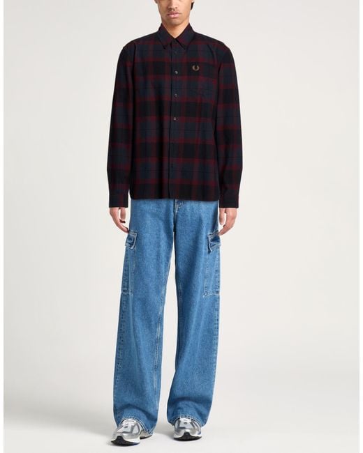 Fred Perry Blue Shirt for men