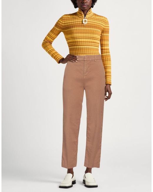 Dondup Natural Pants Linen, Lyocell, Elastane
