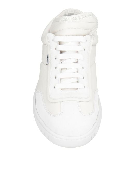 Bally White Sneakers Leather for men