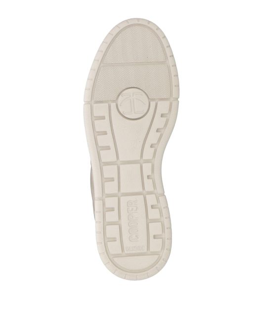 Candice Cooper Natural Sneakers Leather, Textile Fibers