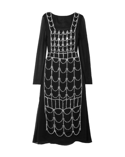 Area Black Midi Dress