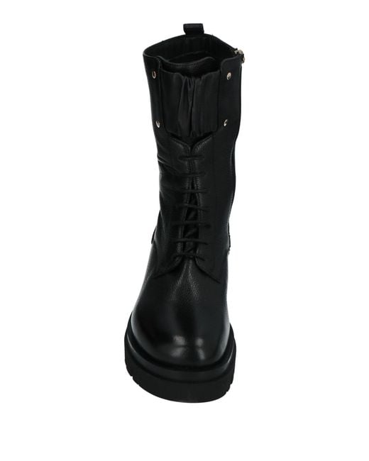 Carmens Black Ankle Boots Soft Leather