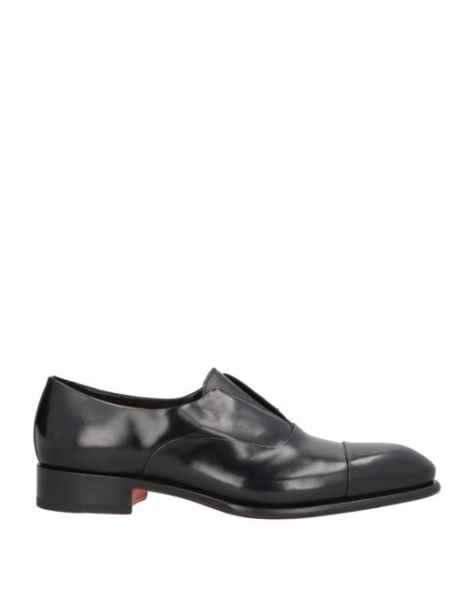 Santoni Black Loafer for men