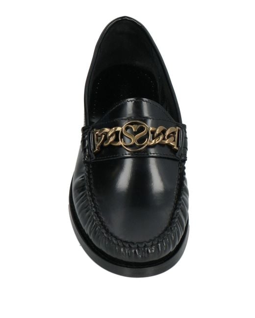 Sandro Black Loafers Leather