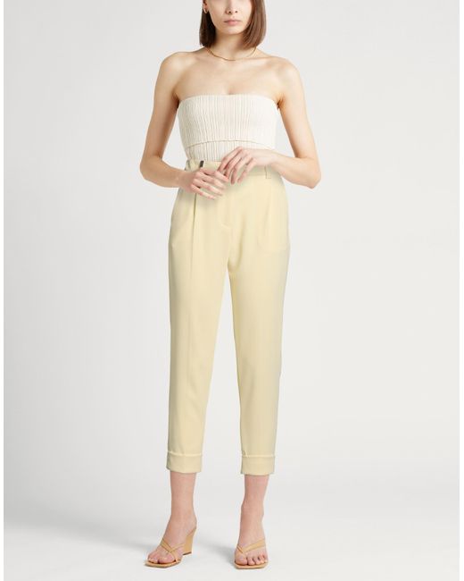 Peserico Natural Pants Polyester