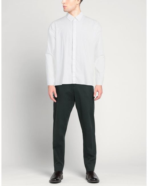 Crossley White Shirt Cotton, Elastane for men