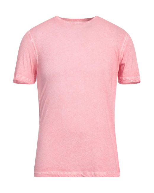 Majestic Filatures Pink T-shirt for men