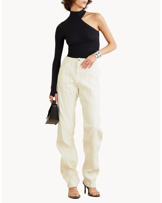 Mugler White Jeans