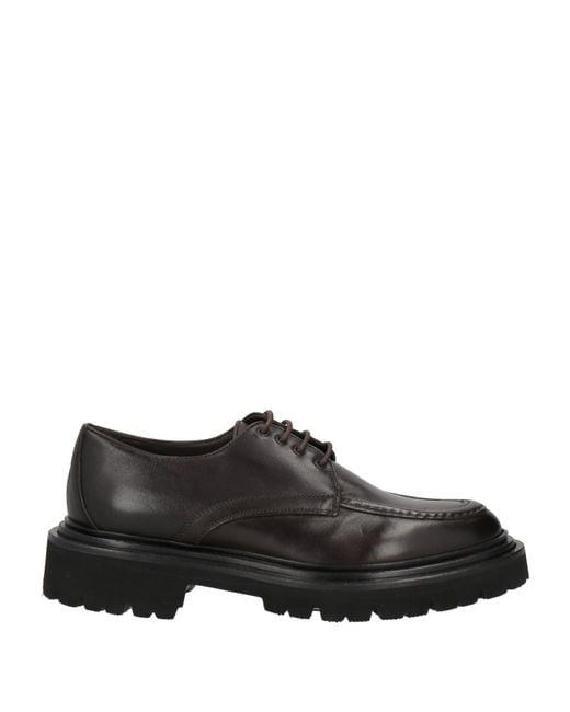 Marechiaro 1962 Black Dark Lace-Up Shoes Calfskin for men