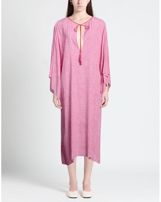 Etro Pink Midi Dress