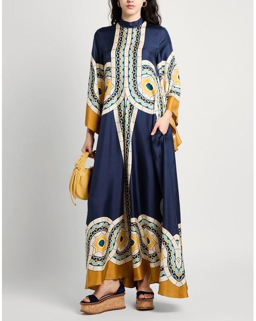 LaDoubleJ Blue Maxi Dress Silk