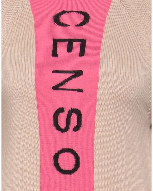 Trussardi Pink Turtleneck Wool