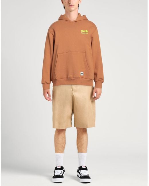 Caterpillar Brown Sweatshirt for men