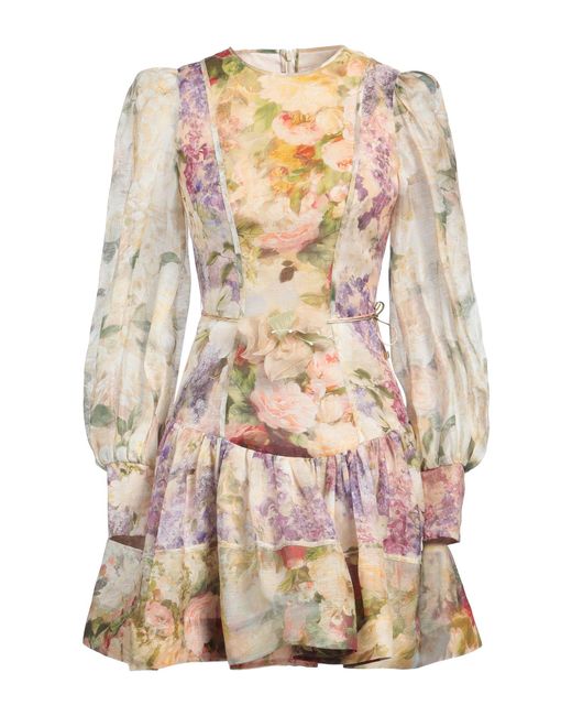 Zimmermann Orange Mini Dress