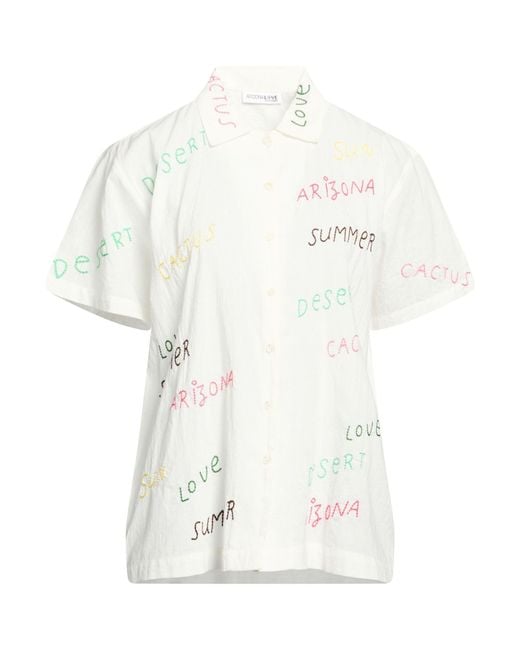ARIZONA LOVE White Shirt Cotton, Polyester