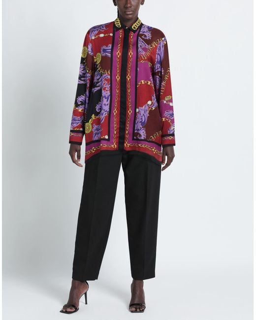 Versace Jeans Couture Purple Shirt