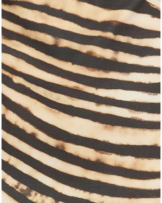 Just Cavalli Natural Mini Dress Polyester, Elastane