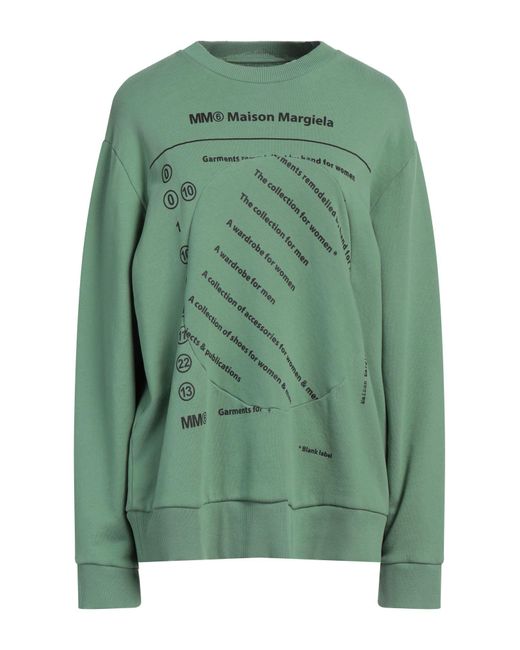 MM6 by Maison Martin Margiela Green Sweatshirt