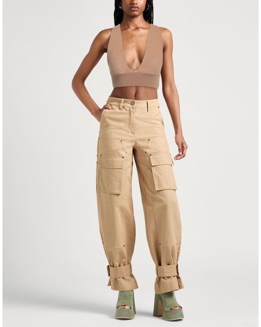 MSGM Natural Top Wool, Cashmere