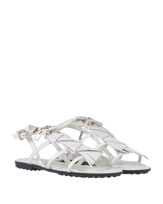 Tod's White Sandale