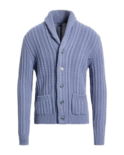 Fedeli Blue Cardigans for men