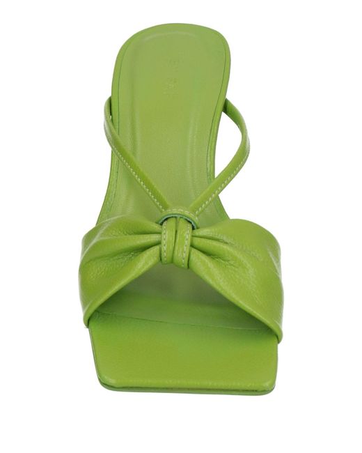 By Far Green Sandals