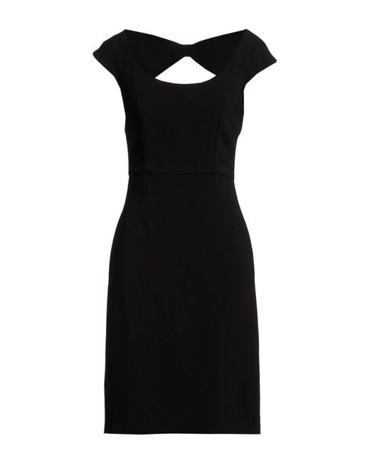 Aspesi Black Mini Dress Triacetate, Polyester