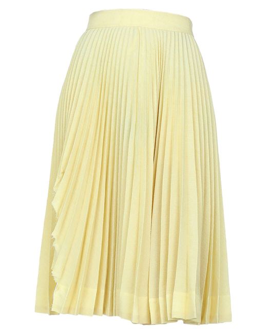 CALVIN KLEIN 205W39NYC Yellow Midi Skirt Polyester