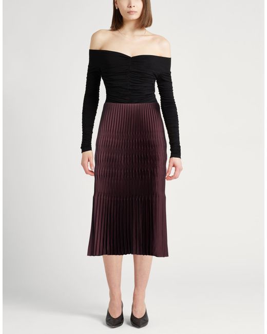 Theory Purple Midi Skirts