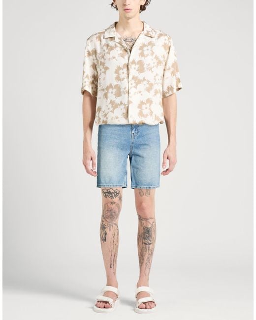 Minimum Blue Denim Shorts Cotton for men