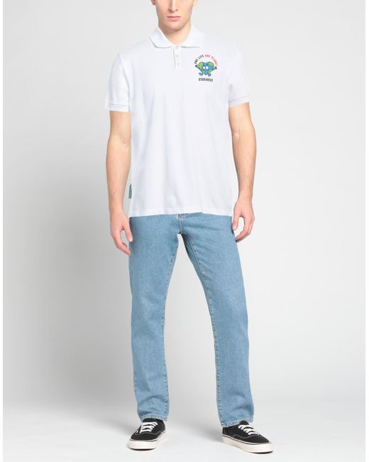 DSquared² White Polo Shirt for men