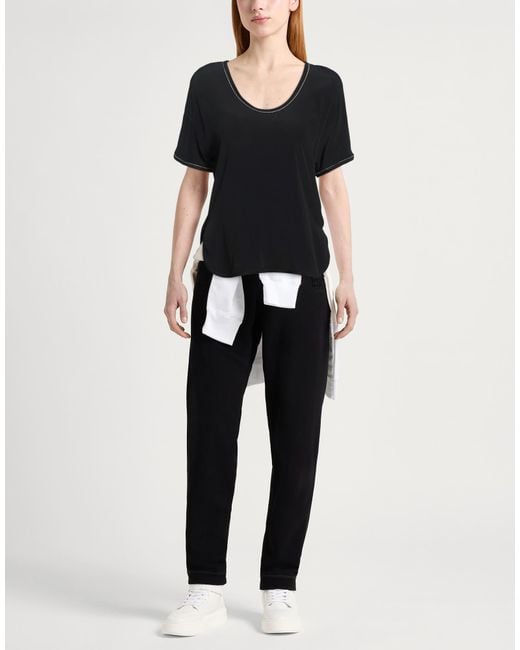 Genny Black Top Acetate, Silk