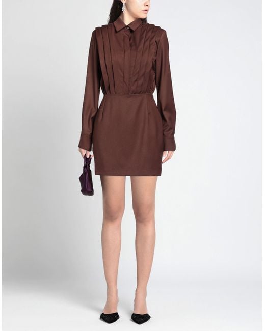 Jijil Brown Mini Dress