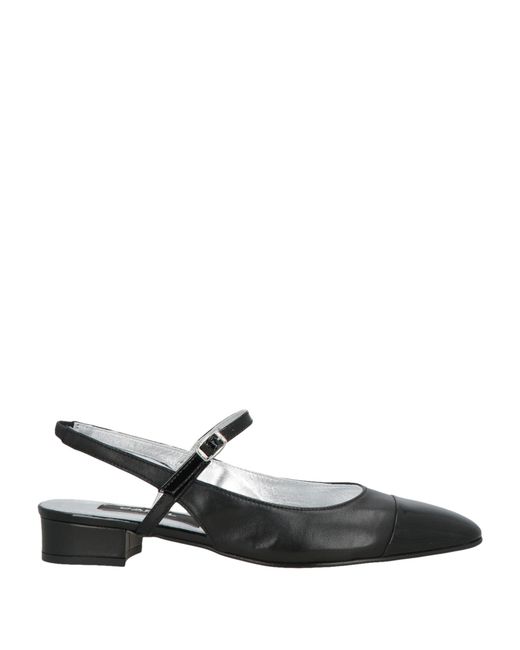 CAREL PARIS Black Ballet Flats Leather